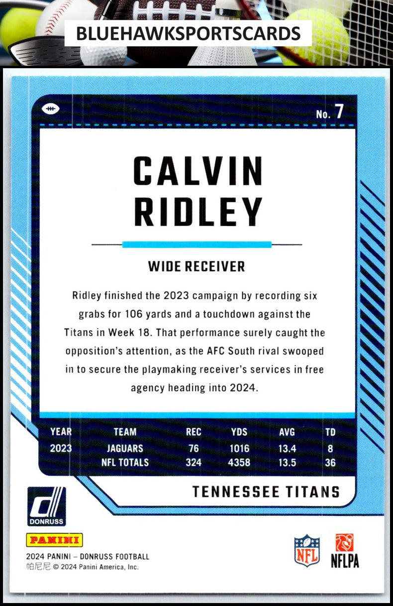 2024 Donruss #7 Calvin Ridley