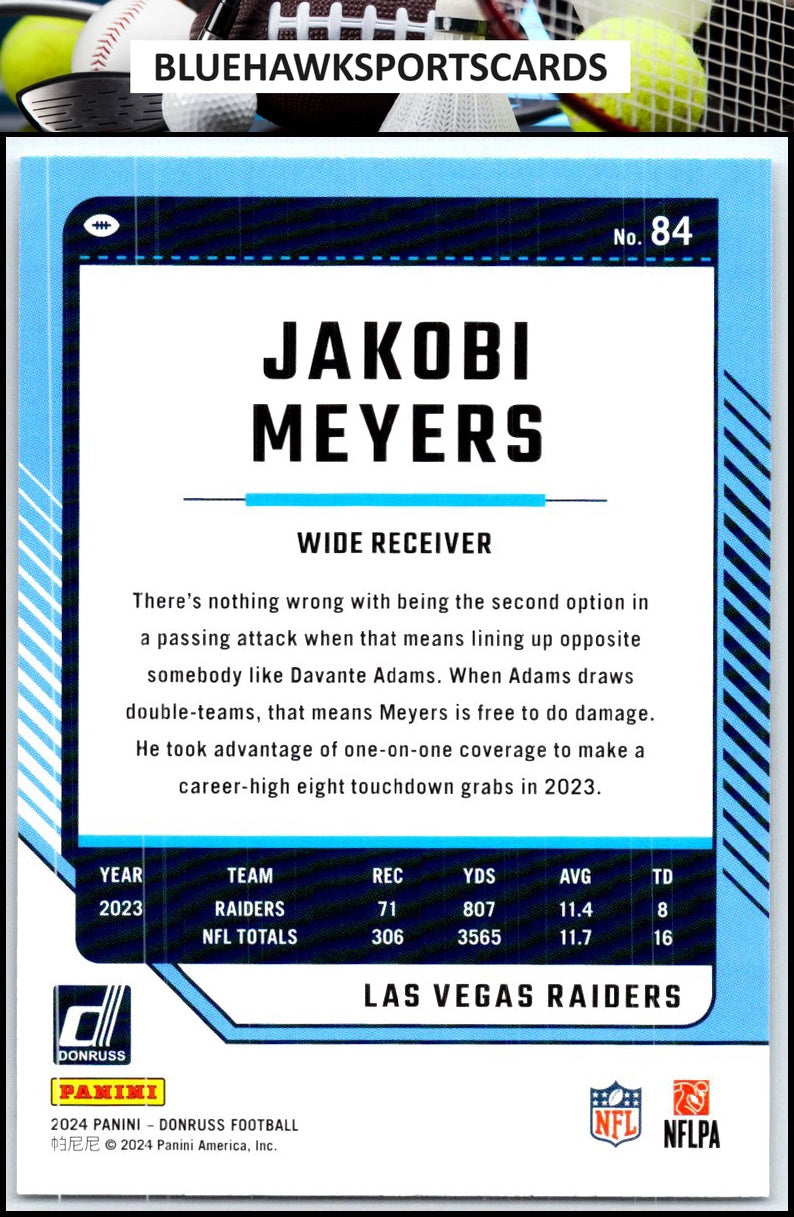 2024 Donruss #84 Jakobi Meyers