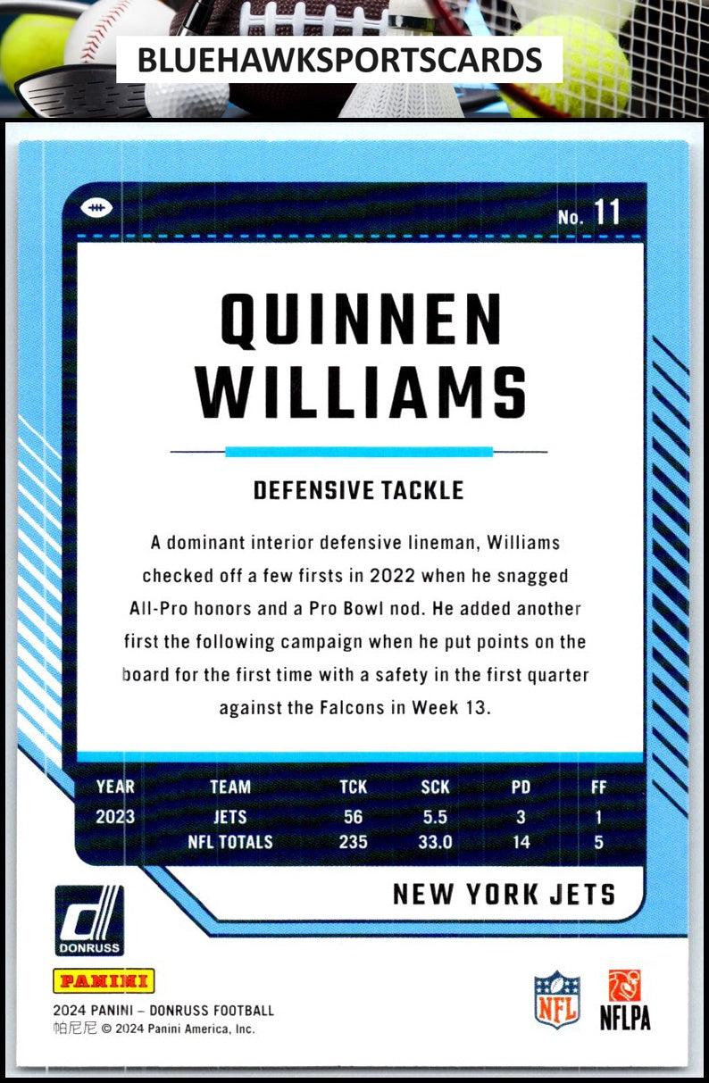 2024 Donruss #11 Quinnen Williams