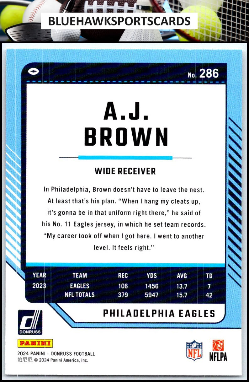 2024 Donruss #286 A.J. Brown