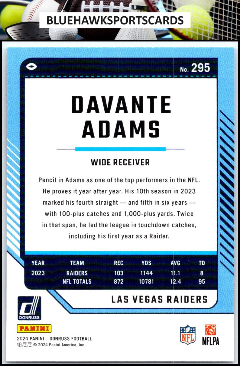 2024 Donruss #295 Davante Adams
