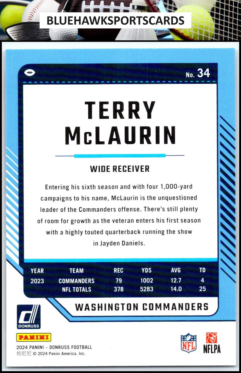2024 Donruss #34 Terry McLaurin
