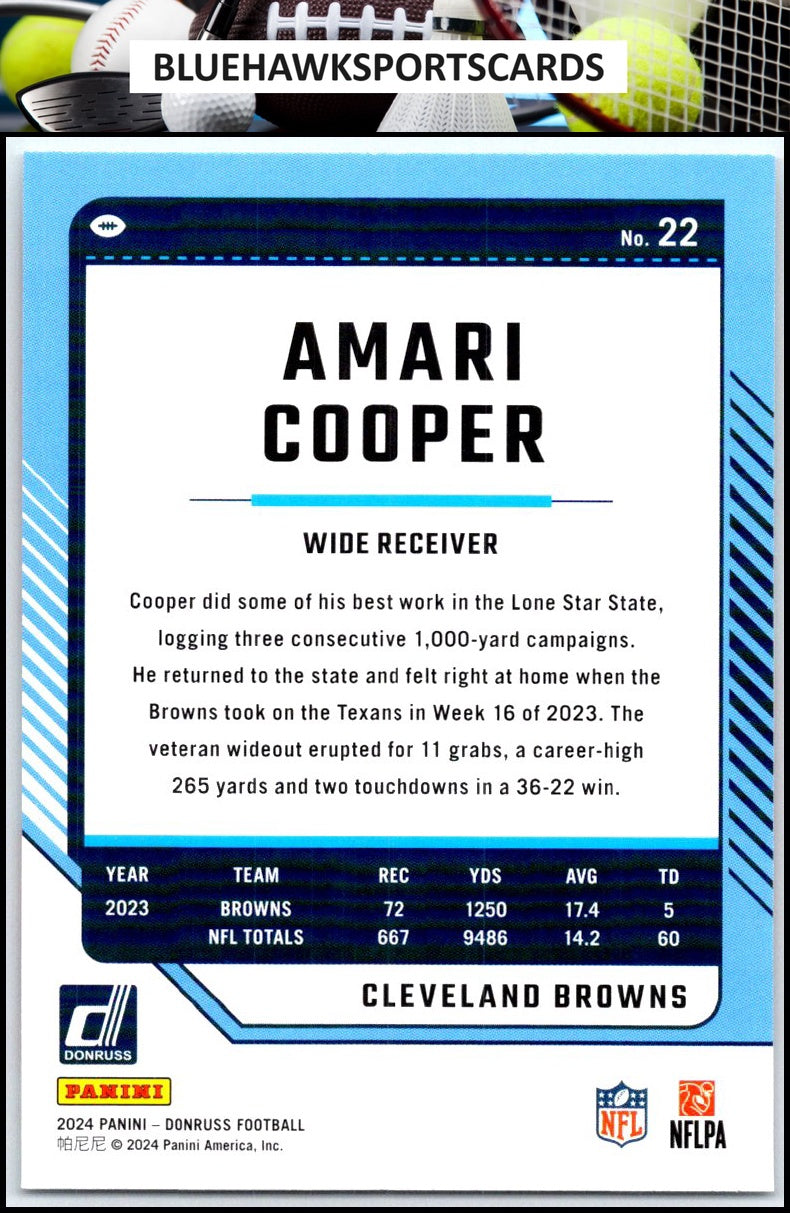 2024 Donruss #22 Amari Cooper