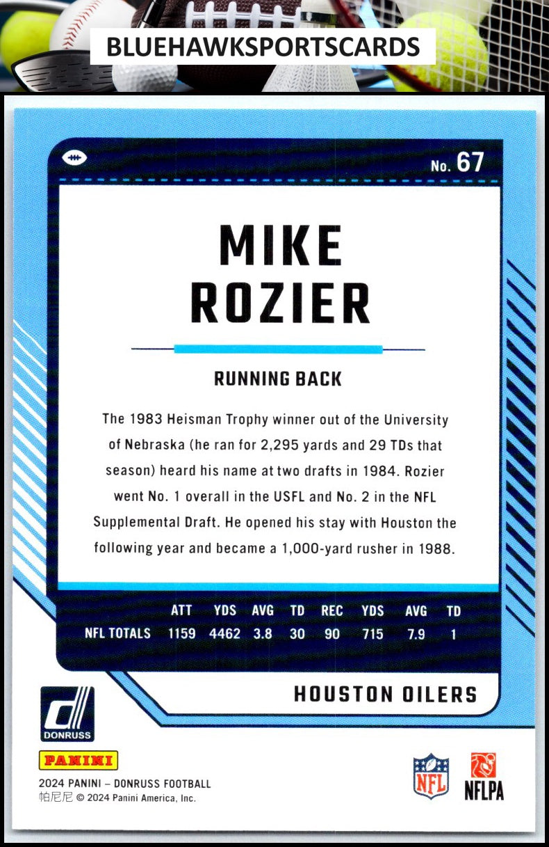 2024 Donruss #67 Mike Rozier
