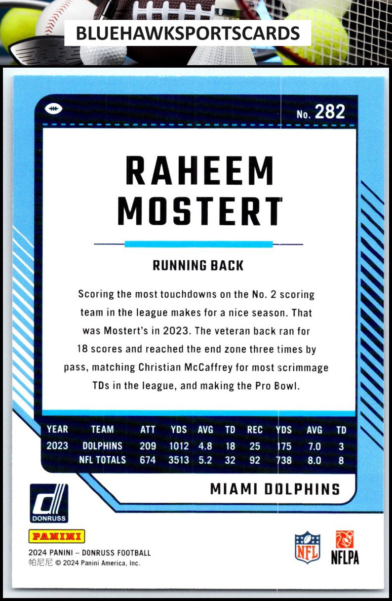 2024 Donruss #282 Raheem Mostert