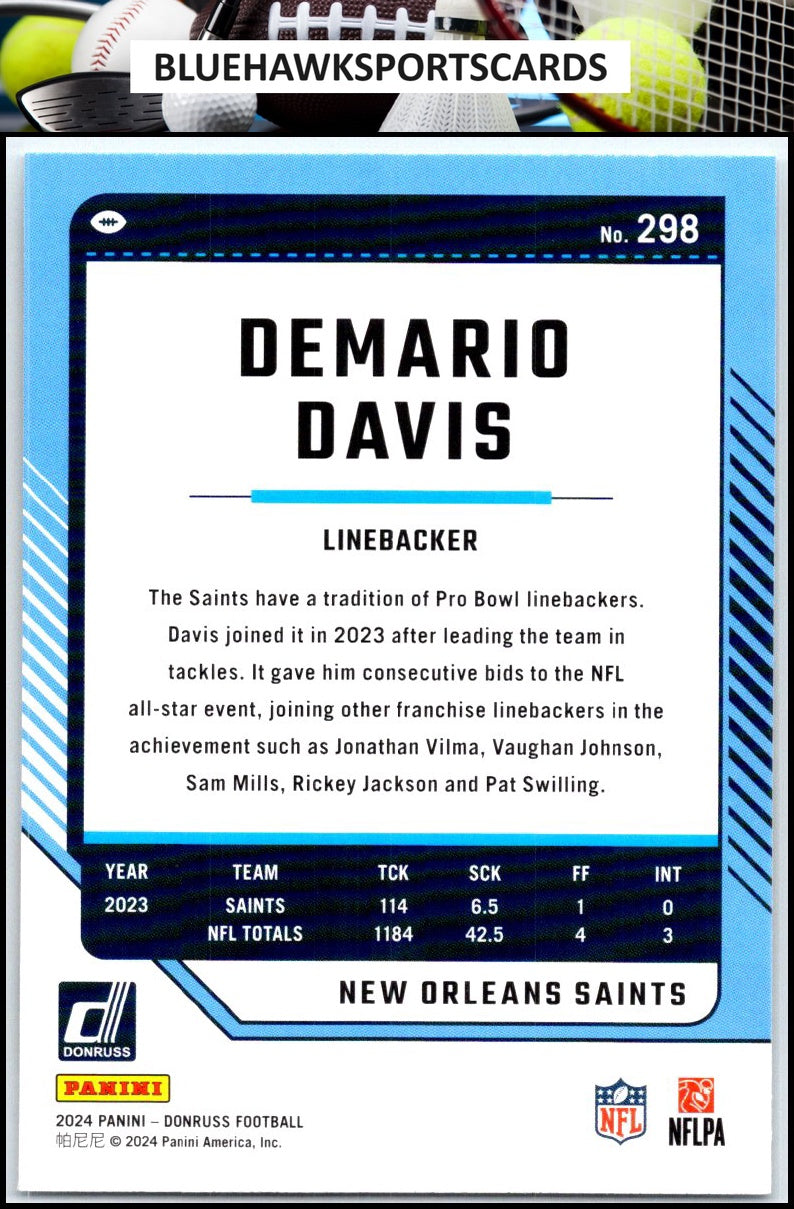 2024 Donruss #298 Demario Davis