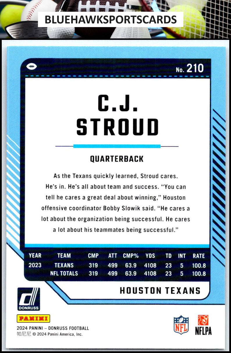 2024 Donruss #210 CJ Stroud