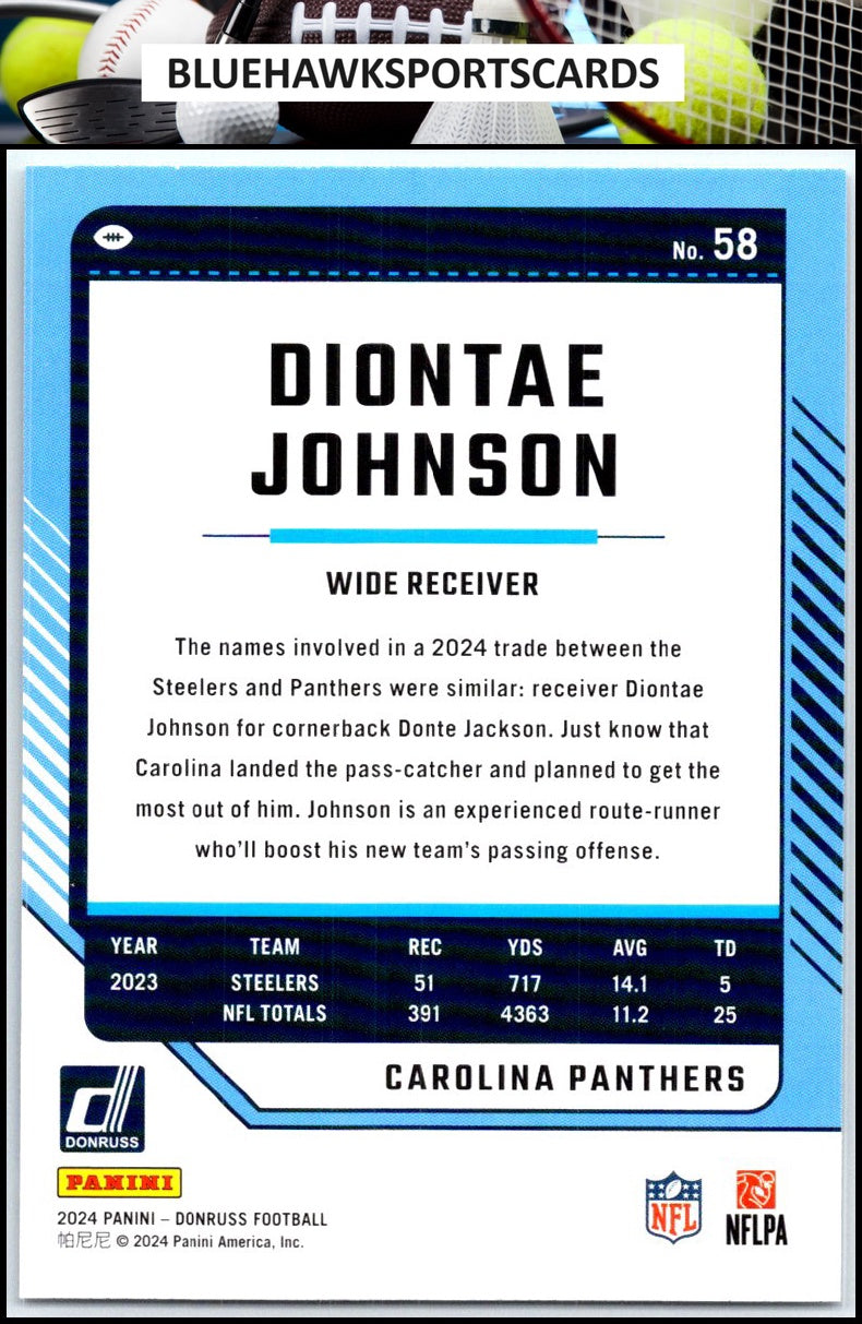 2024 Donruss #58 Diontae Johnson