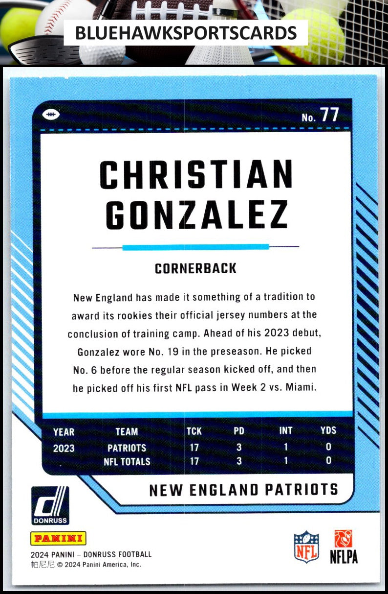 2024 Donruss #77 Christian Gonzalez