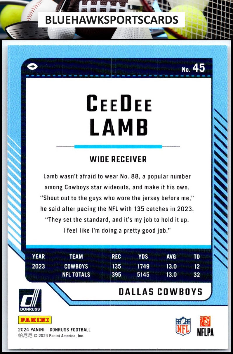 2024 Donruss #45 CeeDee Lamb