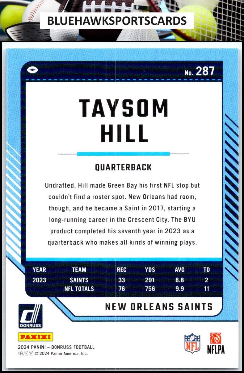 2024 Donruss #287 Taysom Hill
