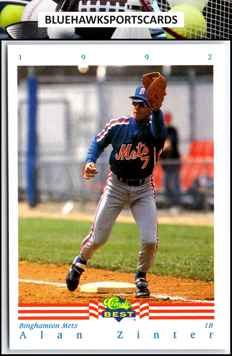 1992 Classic Best #28 Alan Zinter