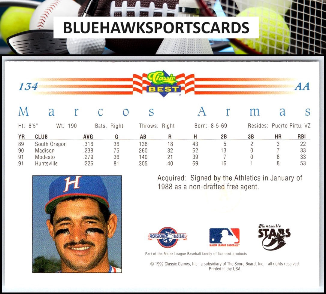 1992 Classic Best #134 Marcos Armas