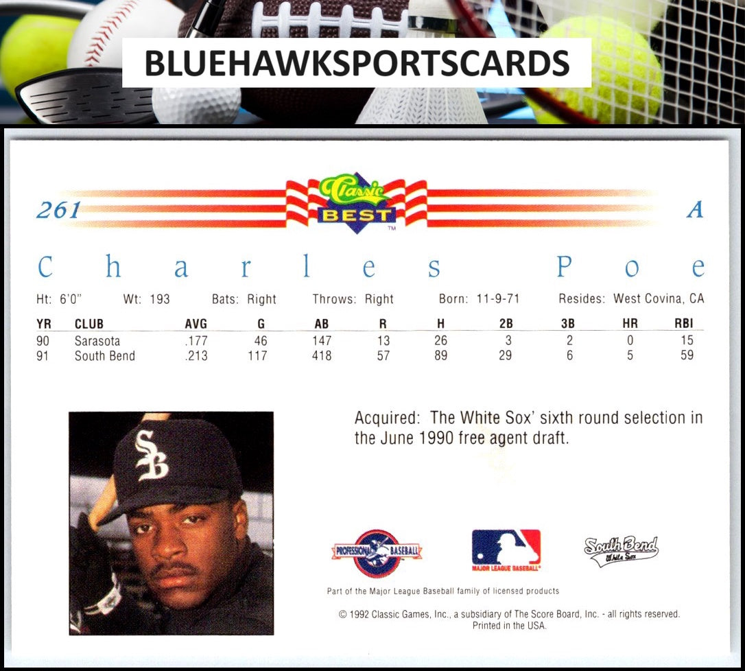 1992 Classic Best #261 Charles Poe