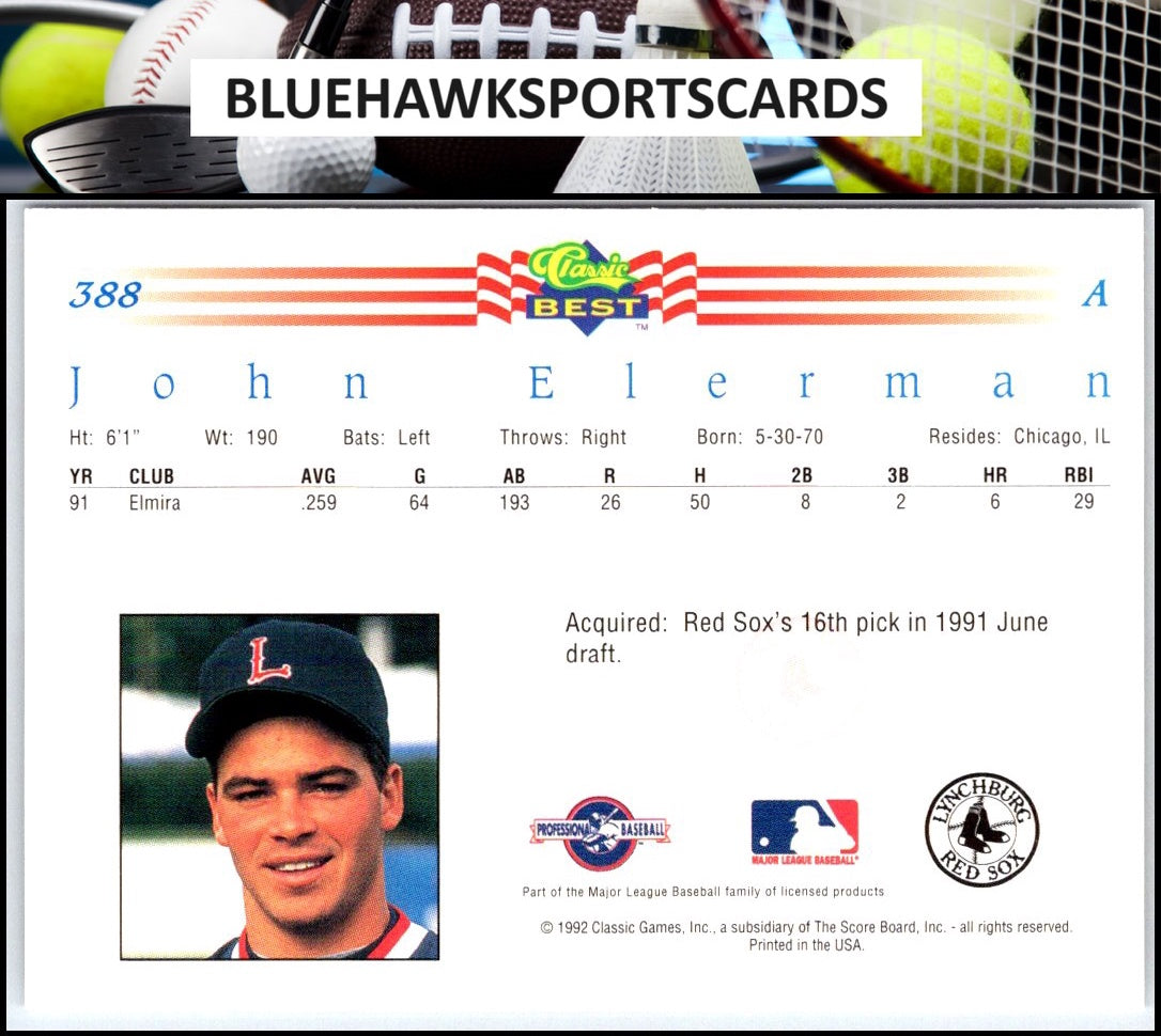 1992 Classic Best #388 John Eierman