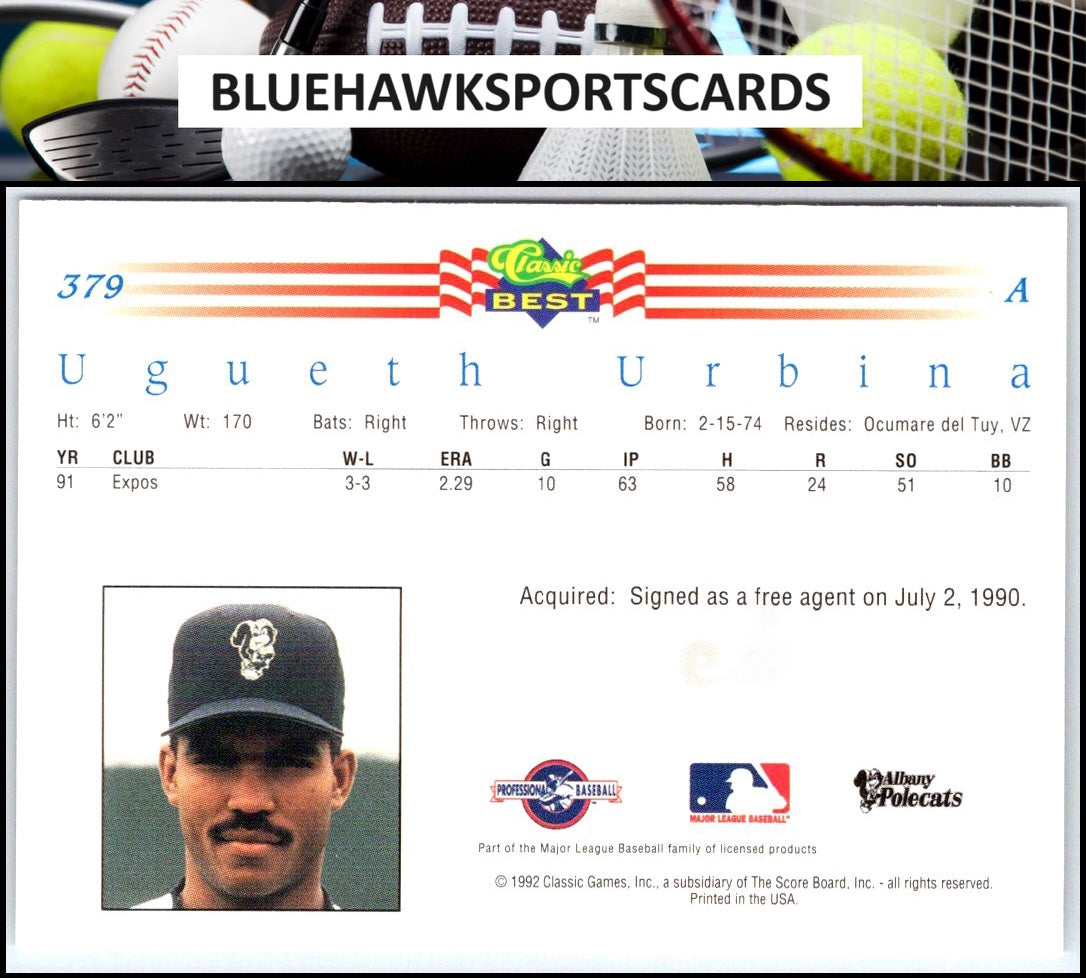 1992 Classic Best #379 Ugueth Urbina