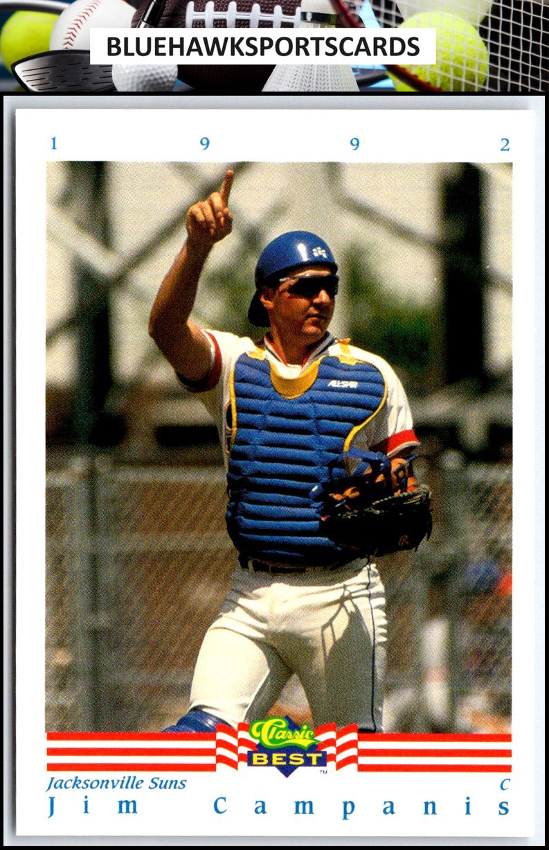1992 Classic Best #328 Jim Campanis