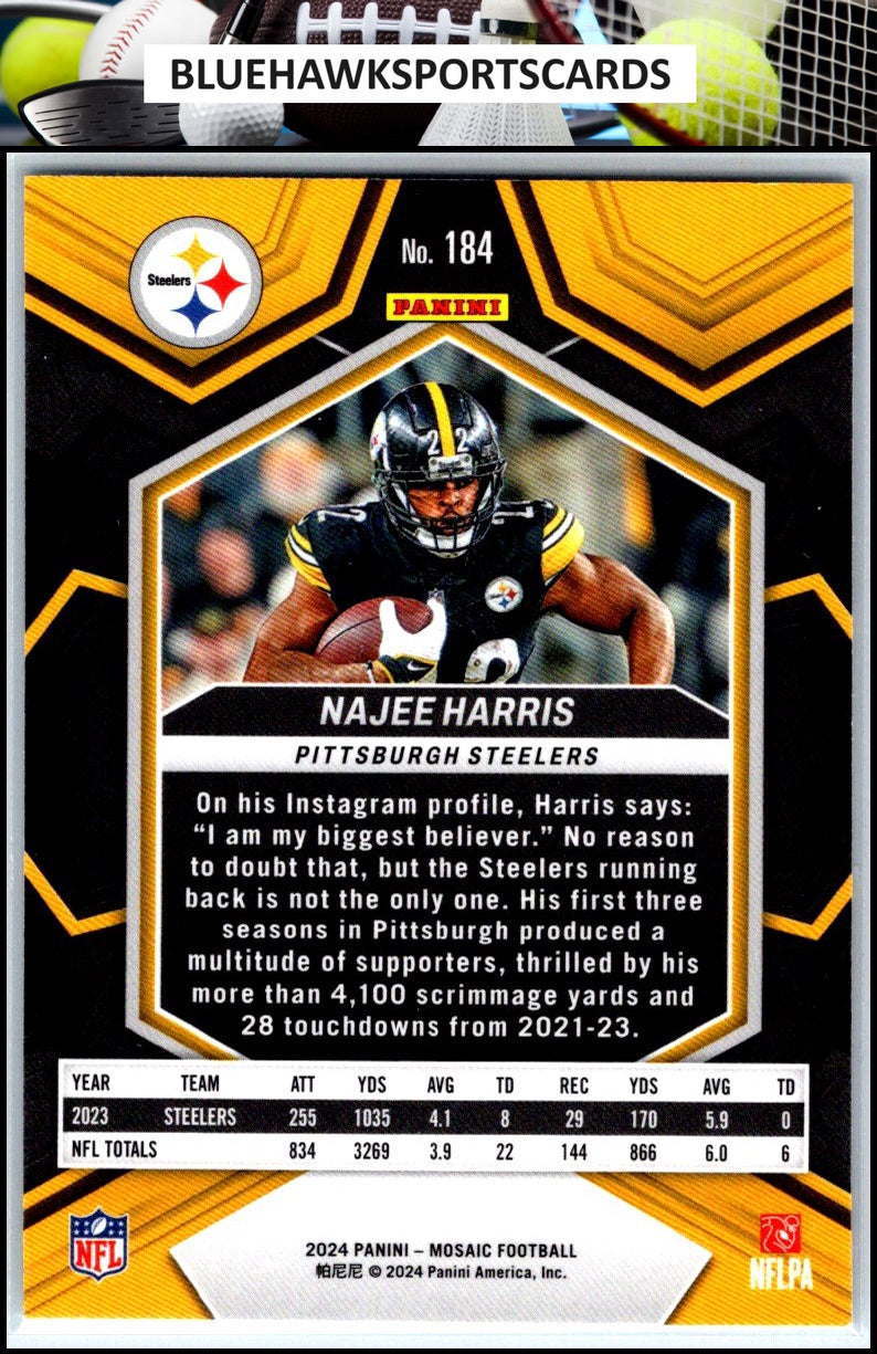 2024 Panini Mosaic #184 Najee Harris