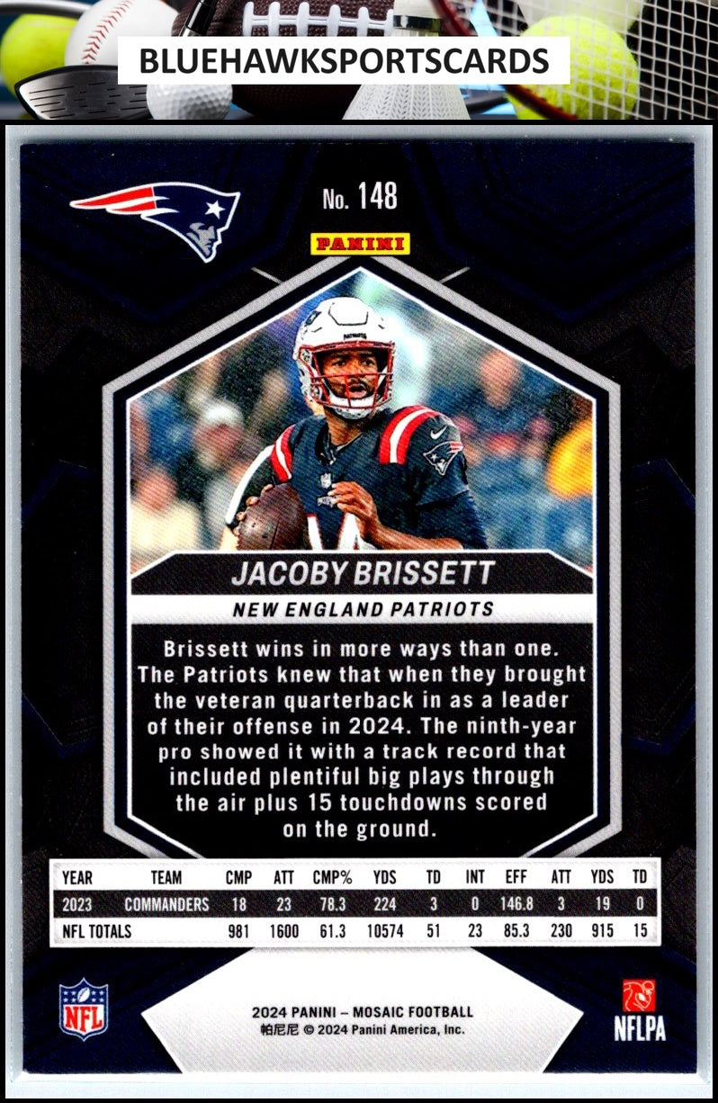 2024 Panini Mosaic #148 Jacoby Brissett