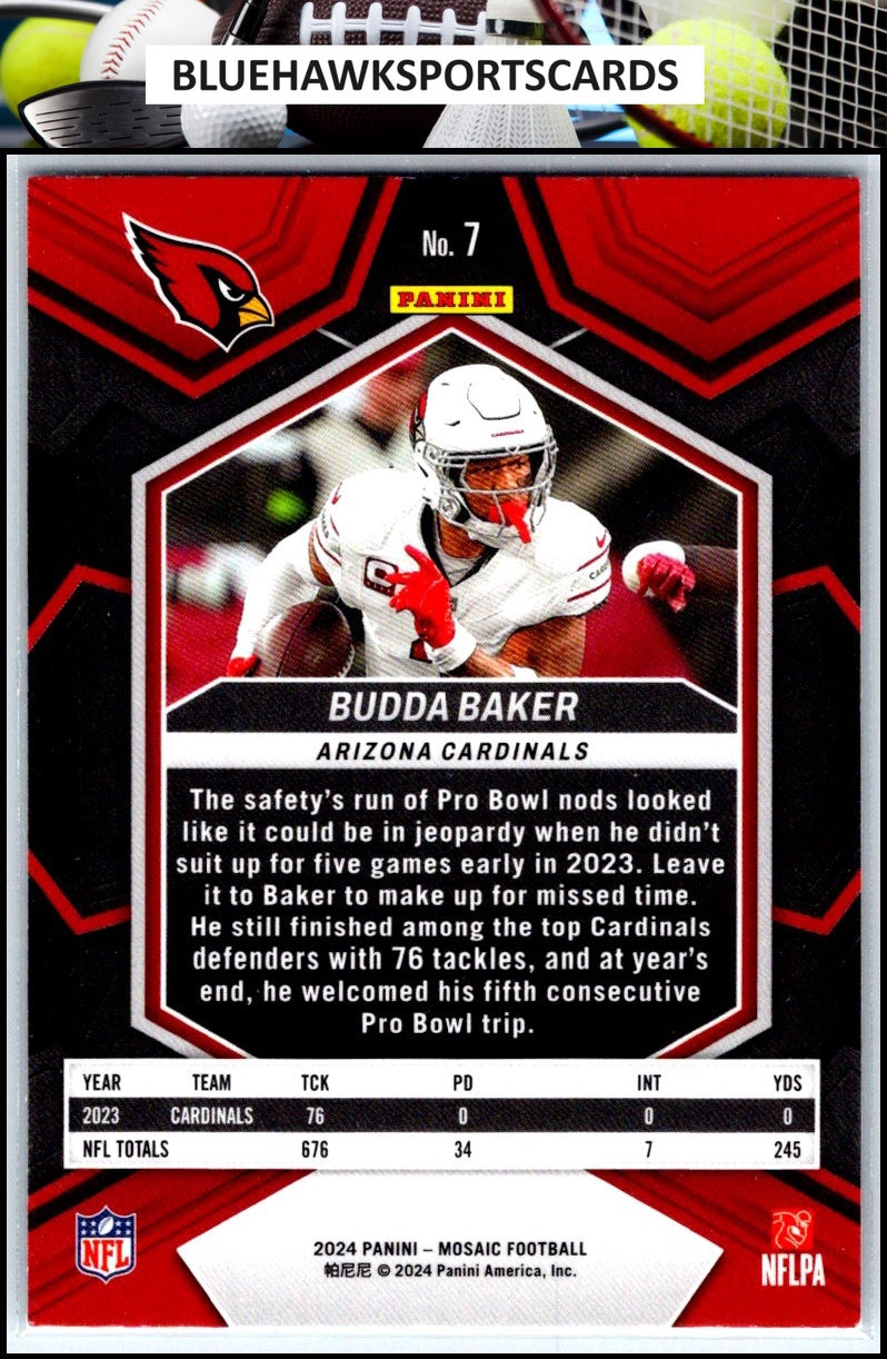 2024 Panini Mosaic #7 Budda Baker