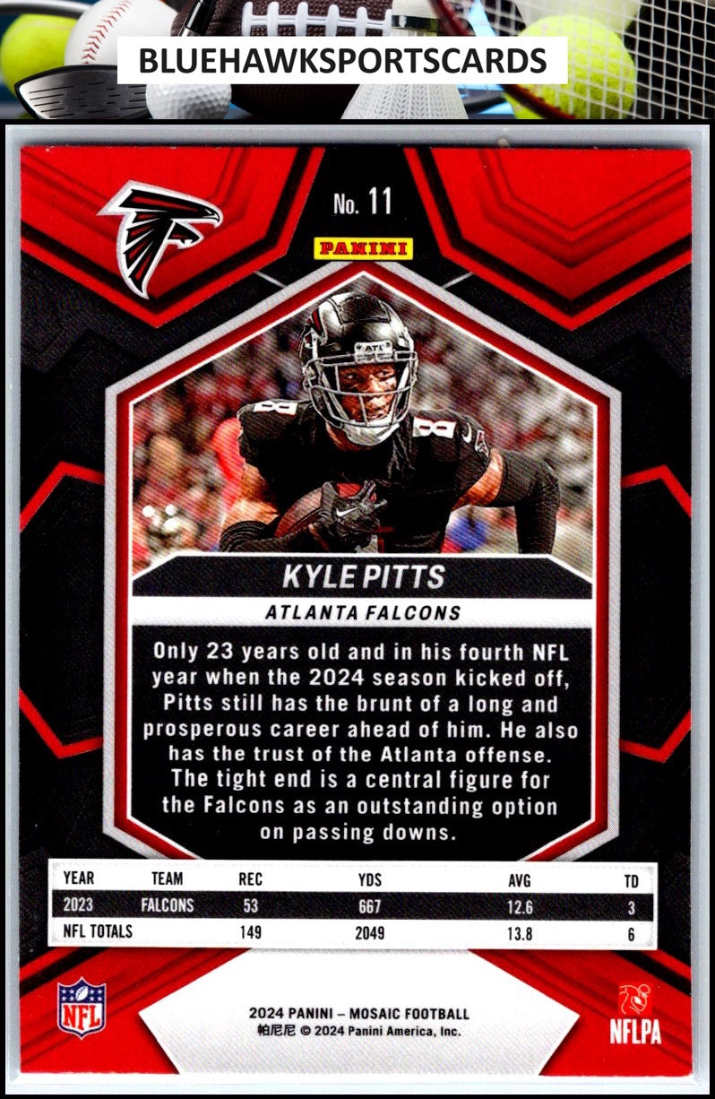 2024 Panini Mosaic #11 Kyle Pitts