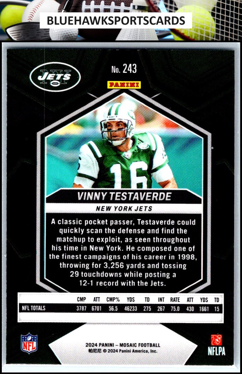 2024 Panini Mosaic #243 Vinny Testaverde
