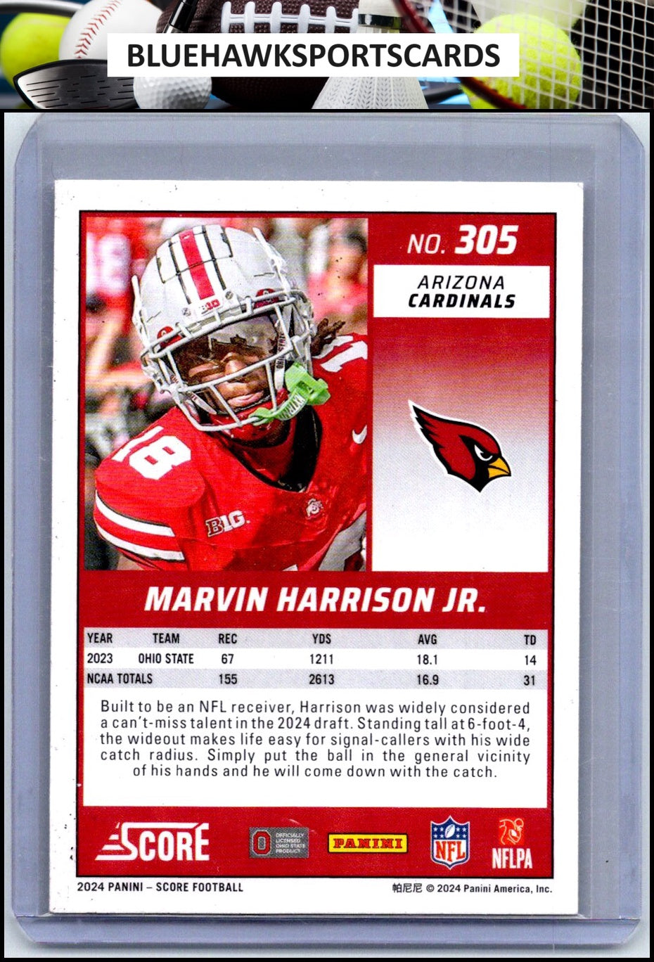2024 Score #305 Marvin Harrison Jr.
