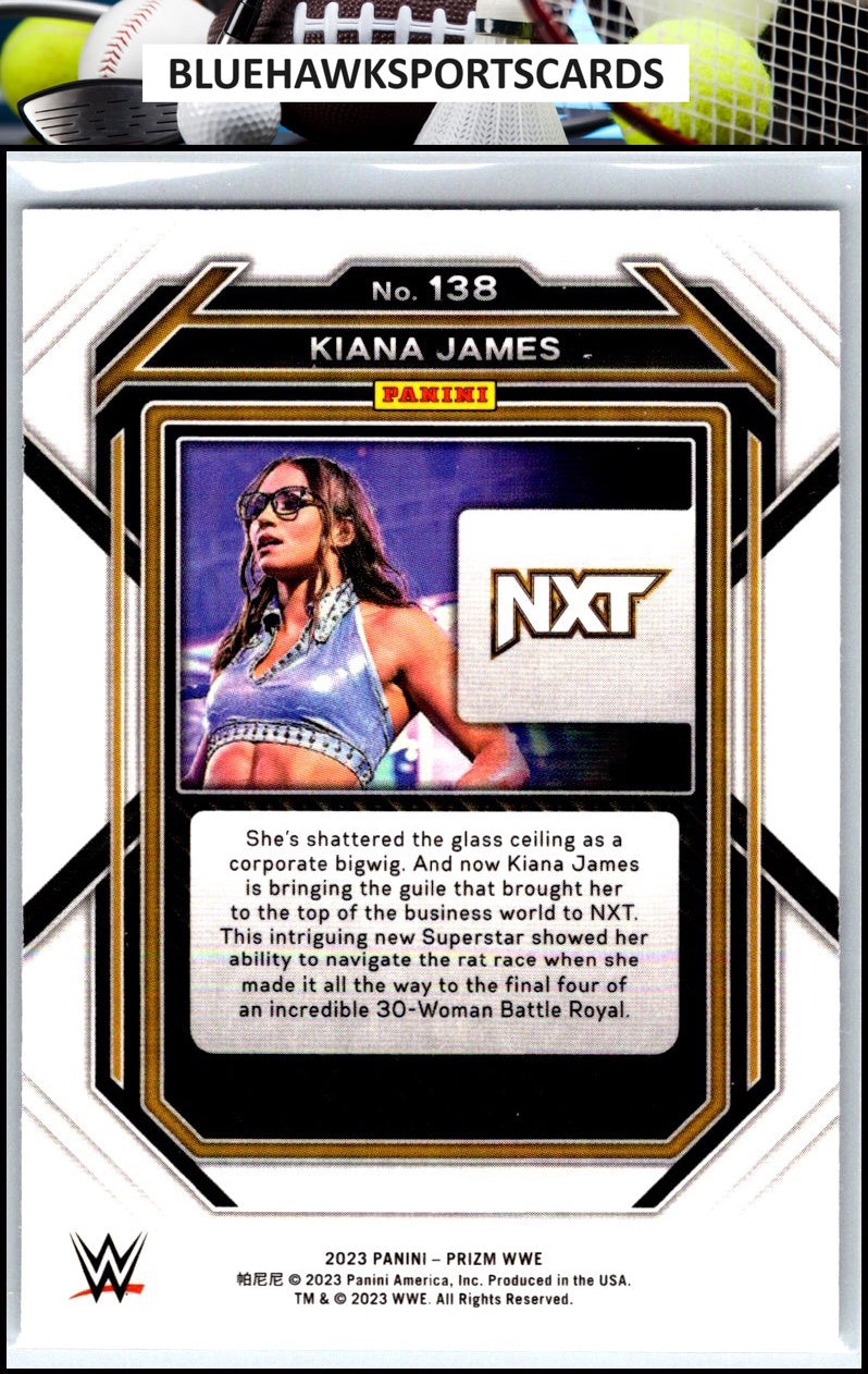 2023 Panini Prizm WWE #138 Kiana James