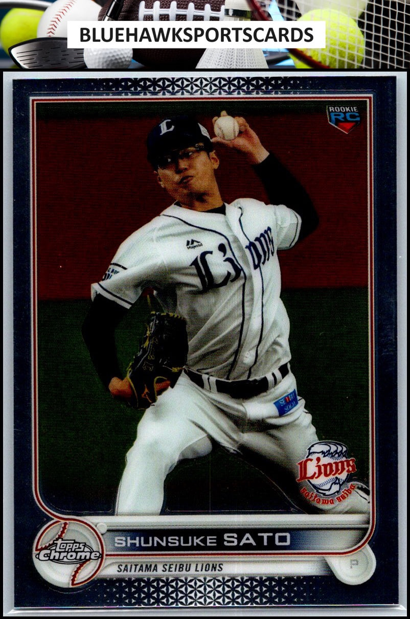 2022 Topps Chrome NPB #72 Shunsuke Sato