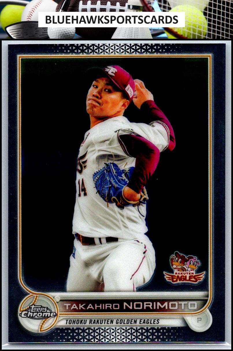 2022 Topps Chrome NPB #168 Takahiro Norimoto