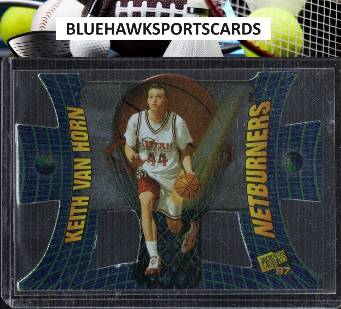 1997 Press Pass #NB3 Keith Van Horn Net Burners