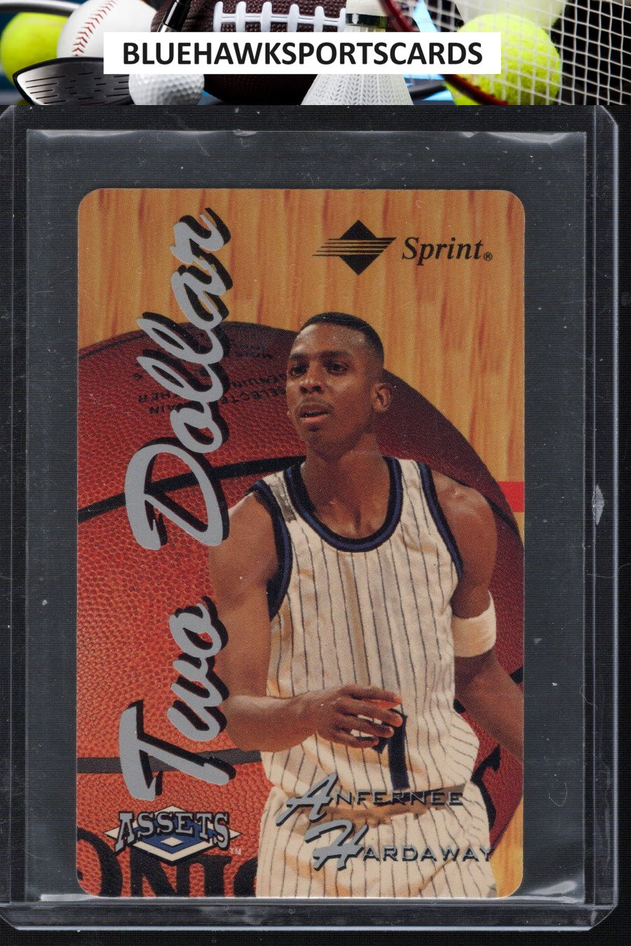 1994-95 Classic Assets #NNO Anfernee Hardaway Phone Cards $2 #/3117