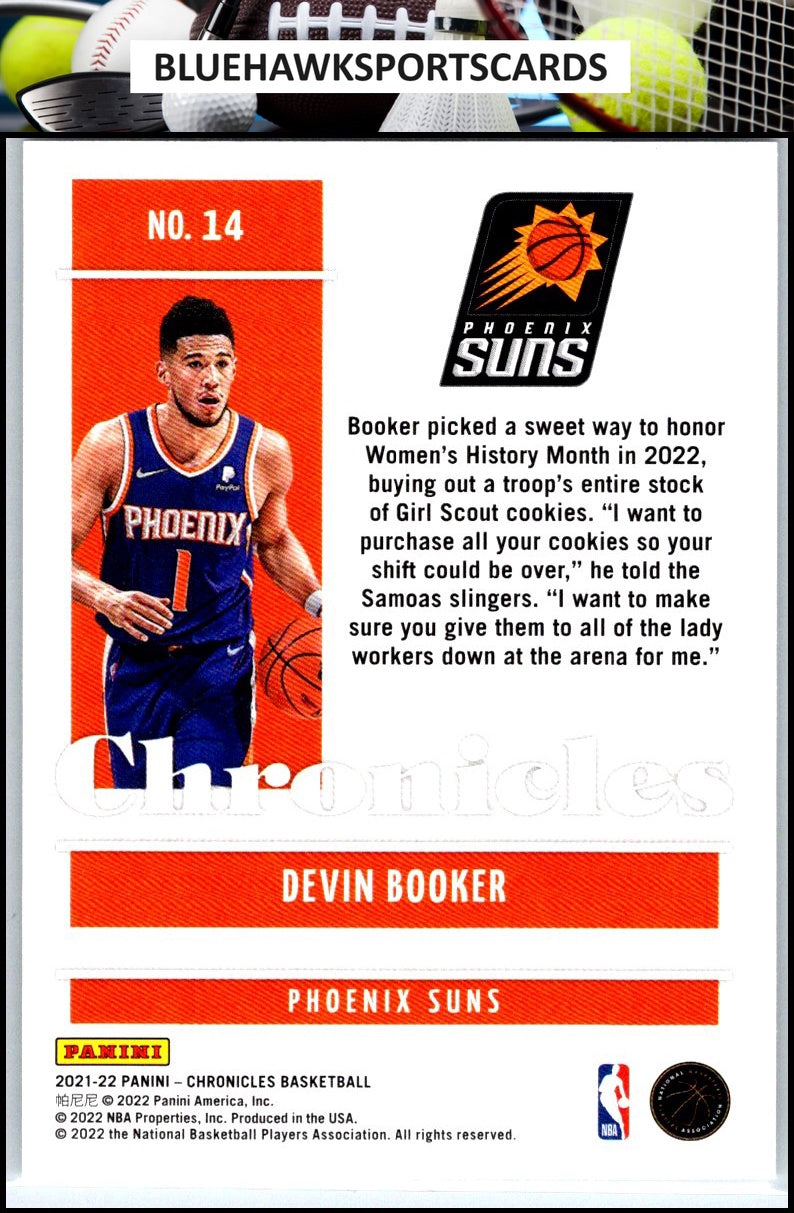 2021-22 Panini Chronicles #14 Devin Booker