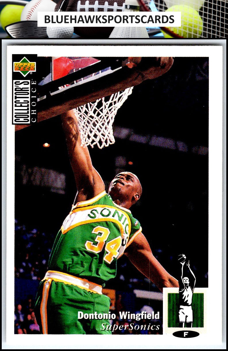 1994-95 Collector's Choice #365 Dontonio Wingfield