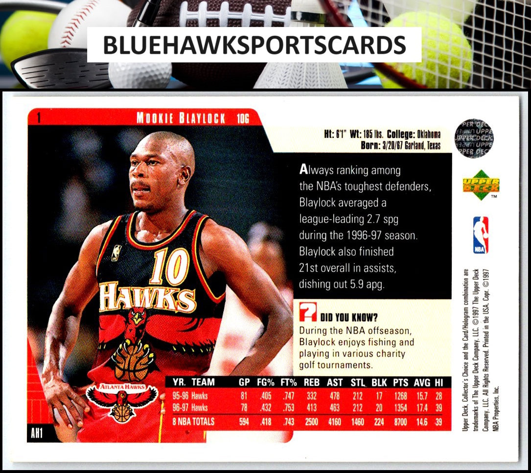 1997-98 Collector's Choice #1 Mookie Blaylock