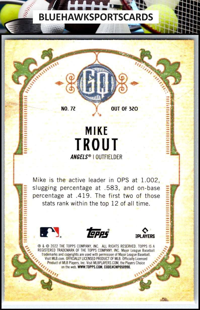 2022 Topps Gypsy Queen #72 Mike Trout