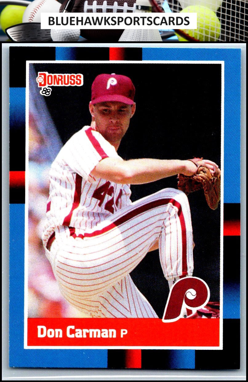 1988 Donruss #385b Don Carman