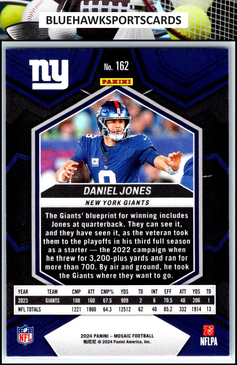 2024 Panini Mosaic #162 Daniel Jones