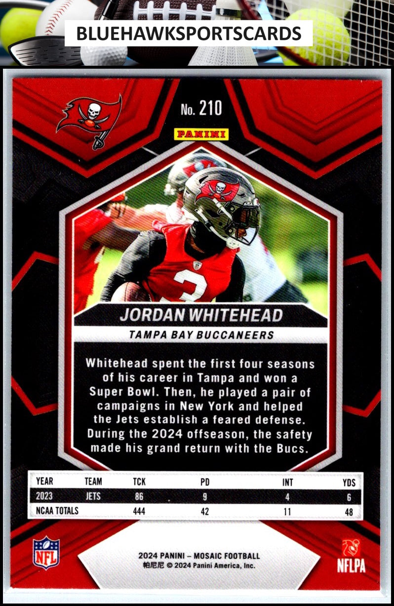 2024 Panini Mosaic #210 Jordan Whitehead