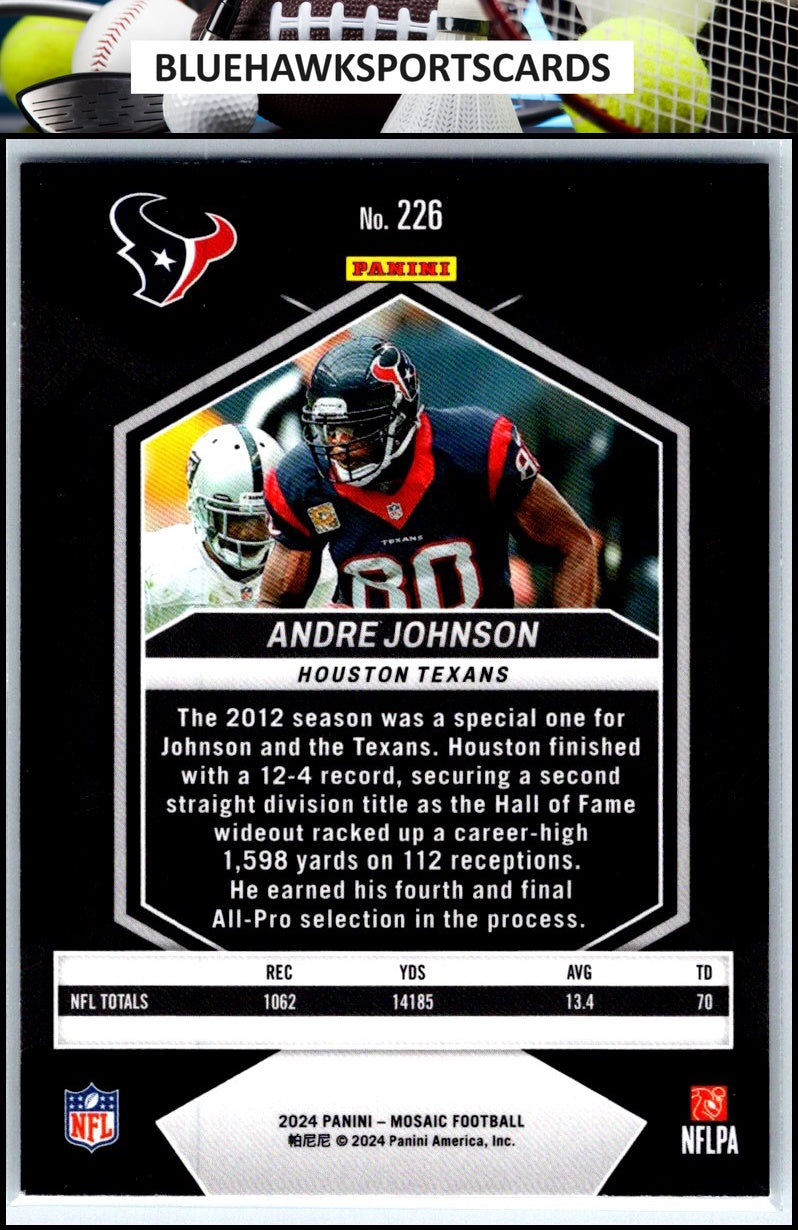 2024 Panini Mosaic #226 Andre Johnson