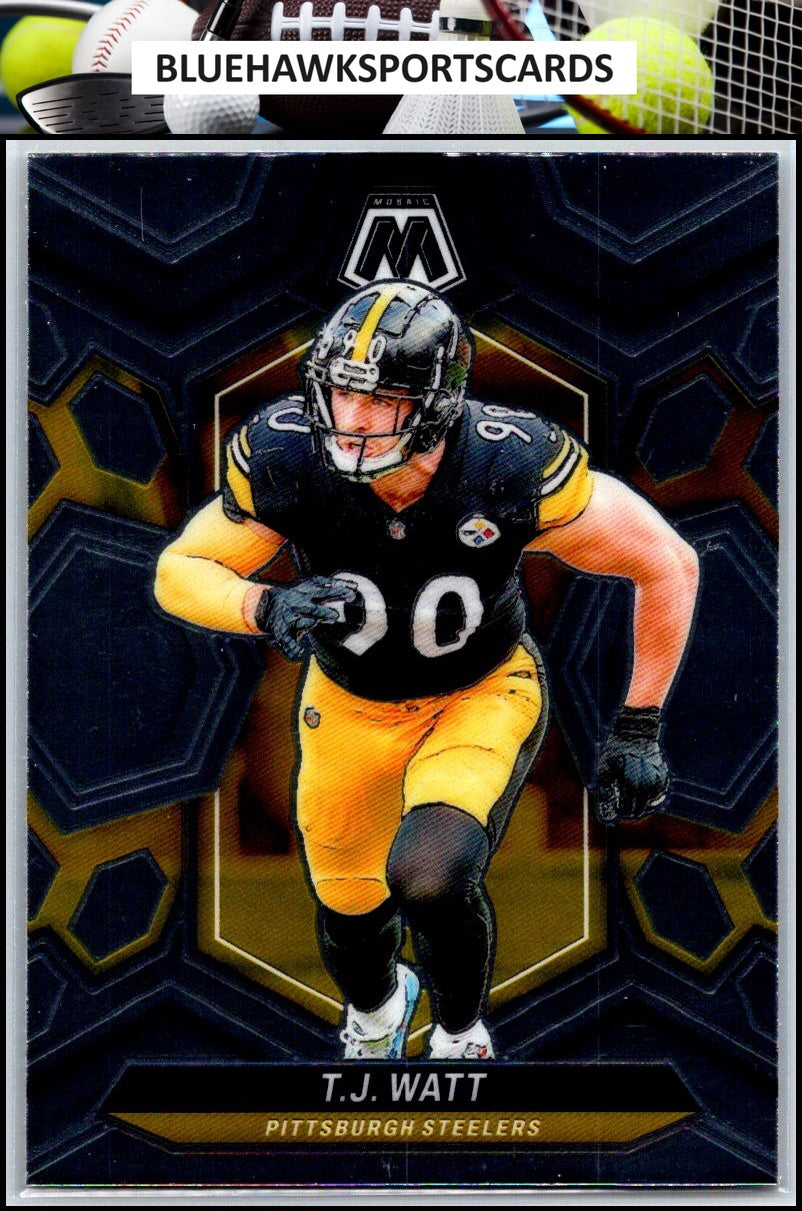 2024 Panini Mosaic #188 T.J. Watt