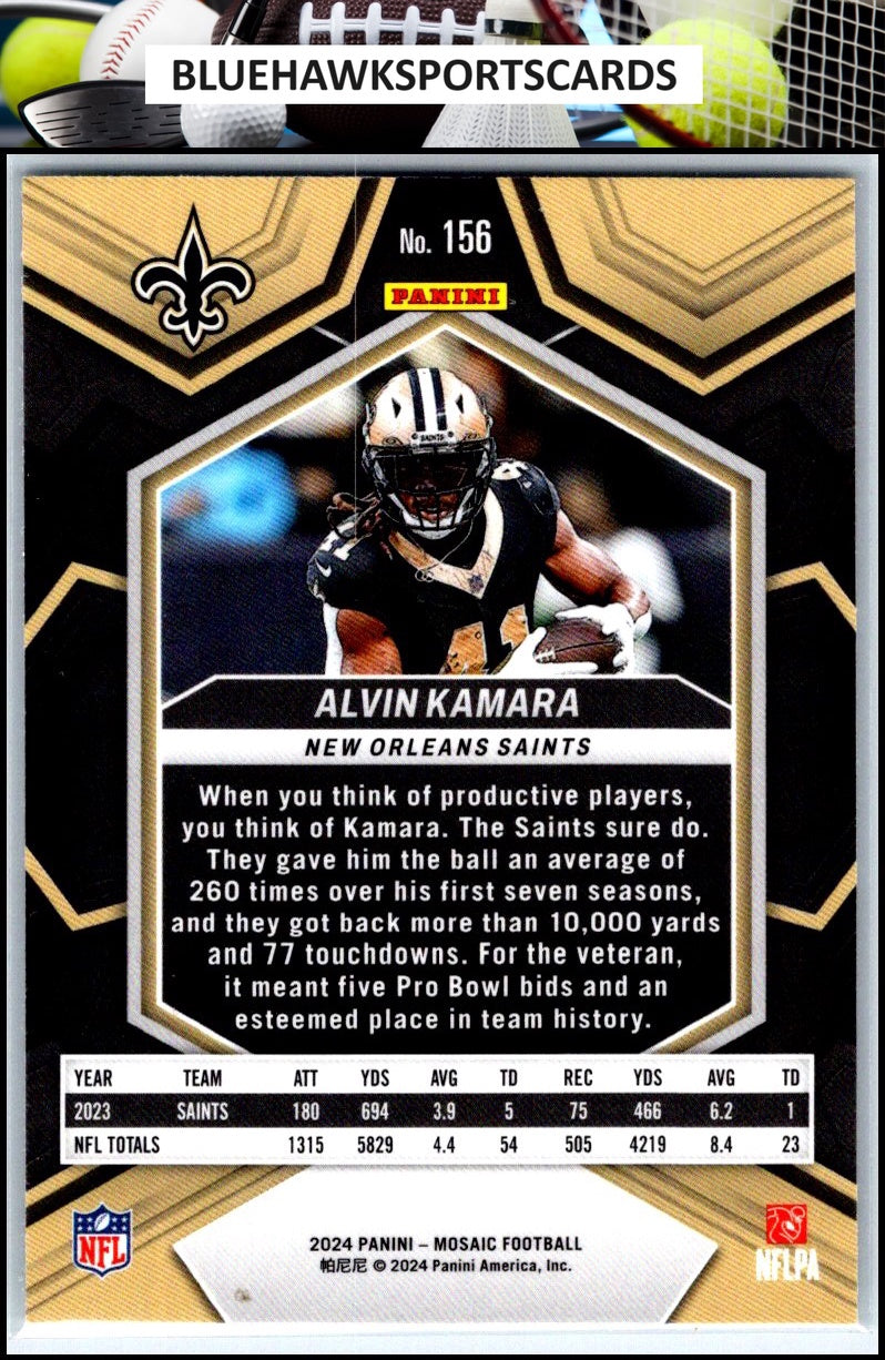 2024 Panini Mosaic #156 Alvin Kamara
