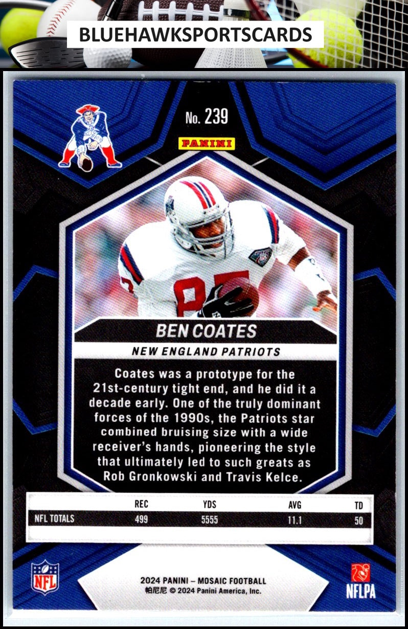 2024 Panini Mosaic #239 Ben Coates