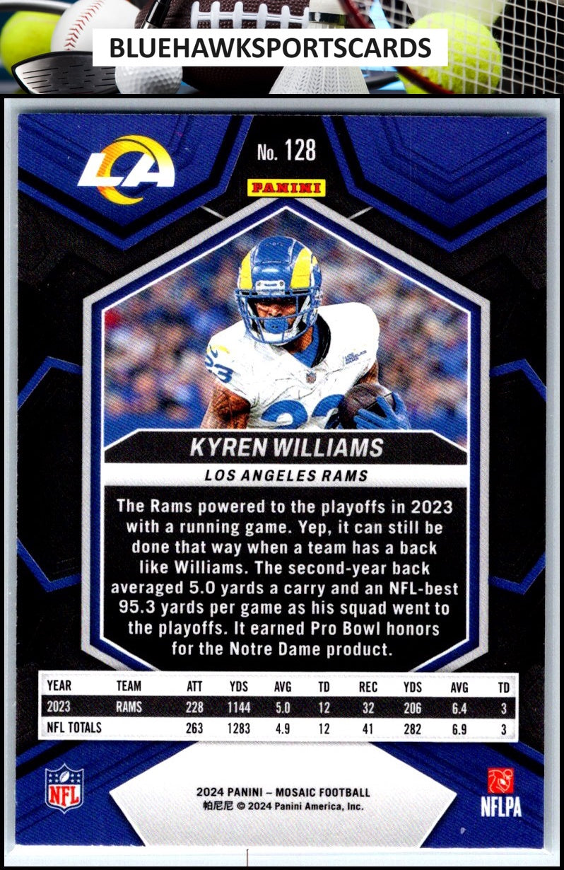2024 Panini Mosaic #128 Kyren Williams