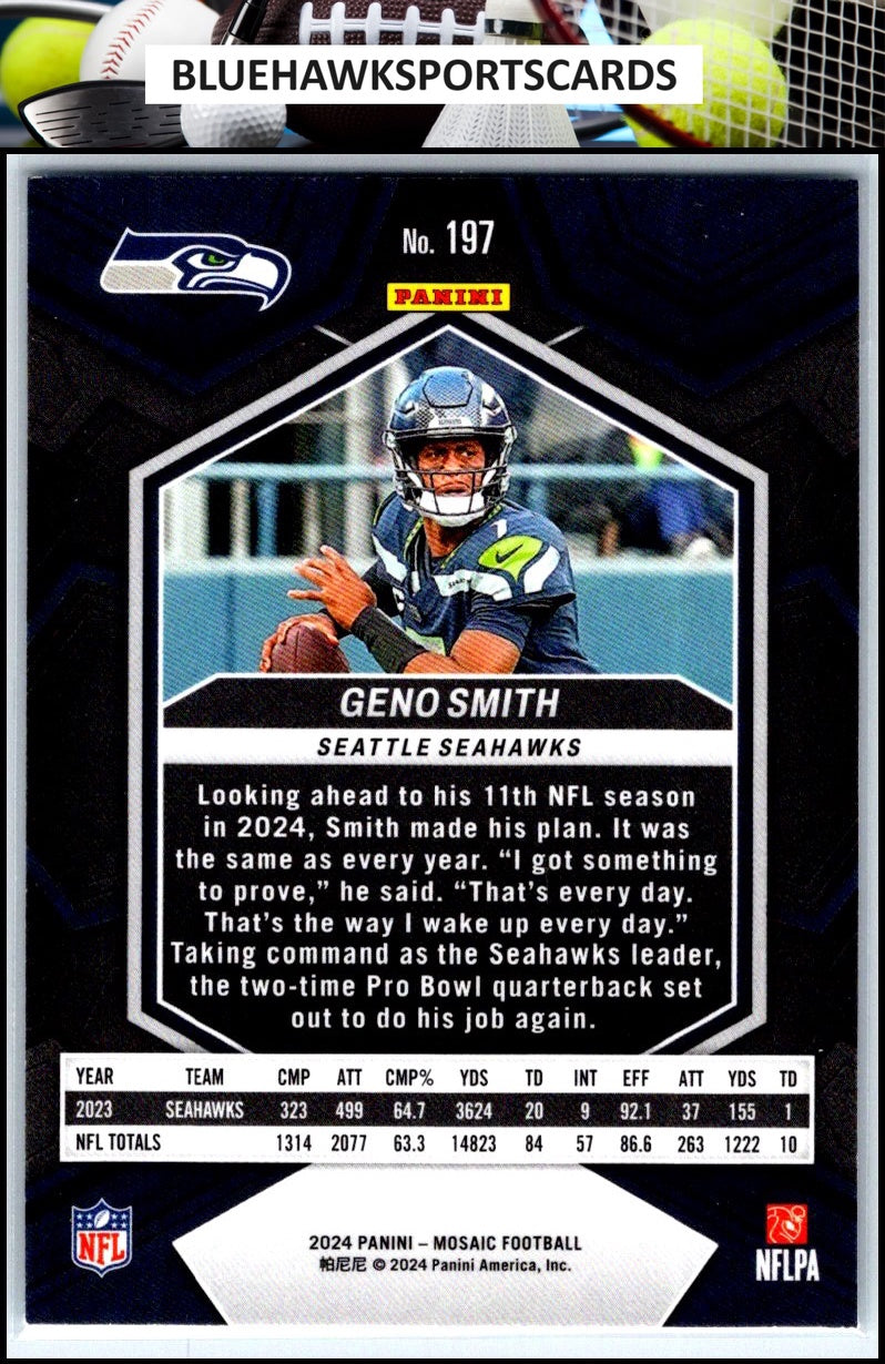 2024 Panini Mosaic #197 Geno Smith