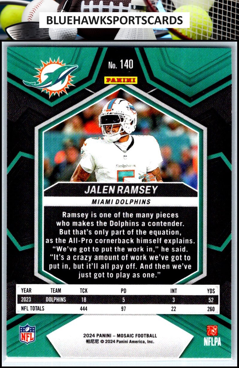 2024 Panini Mosaic #140 Jalen Ramsey