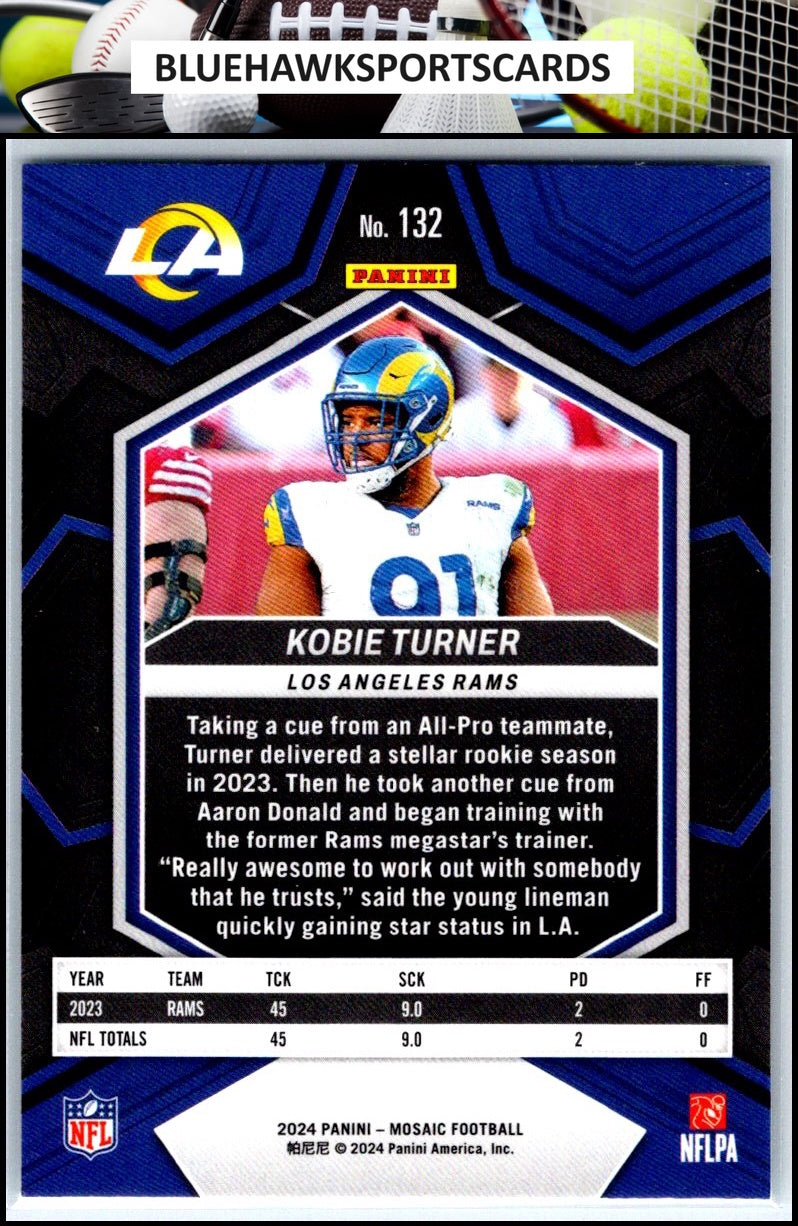 2024 Panini Mosaic #132 Kobie Turner