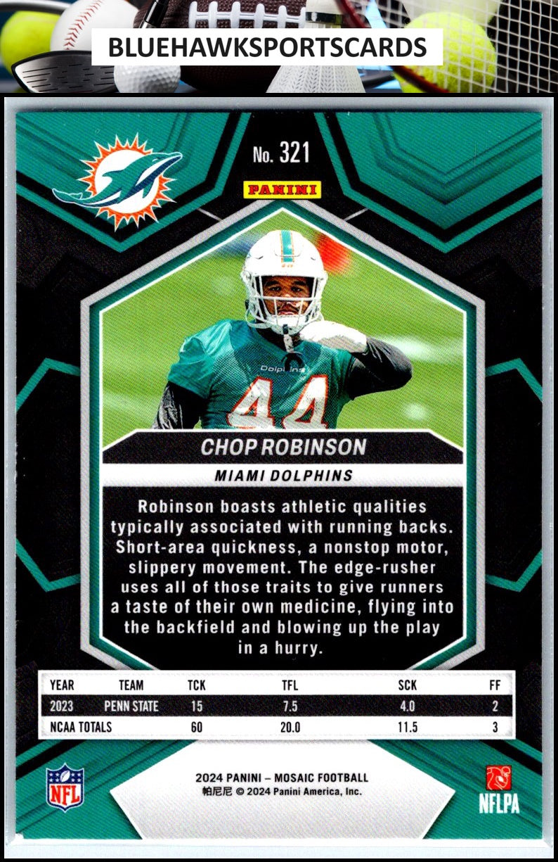 2024 Panini Mosaic #321 Chop Robinson
