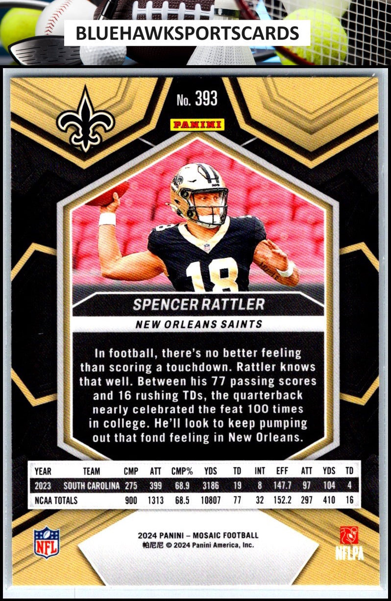 2024 Panini Mosaic #393 Spencer Rattler