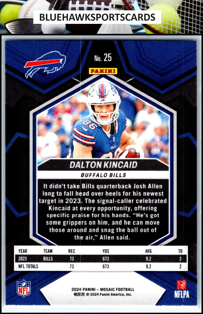 2024 Panini Mosaic #25 Dalton Kincaid